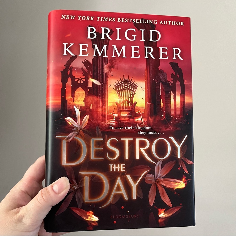 📚 4/25$ 📚 Destroy the Day by Brigid Kemmerer Hardcover Book | Booktok Fantasy